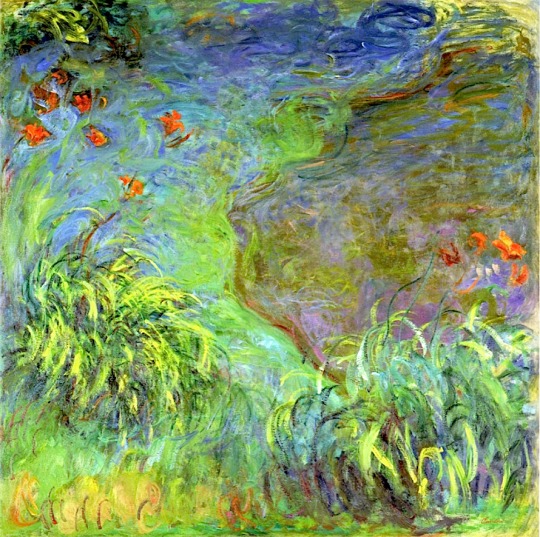 Claude Monet Hemerocalles au bord de l'eau